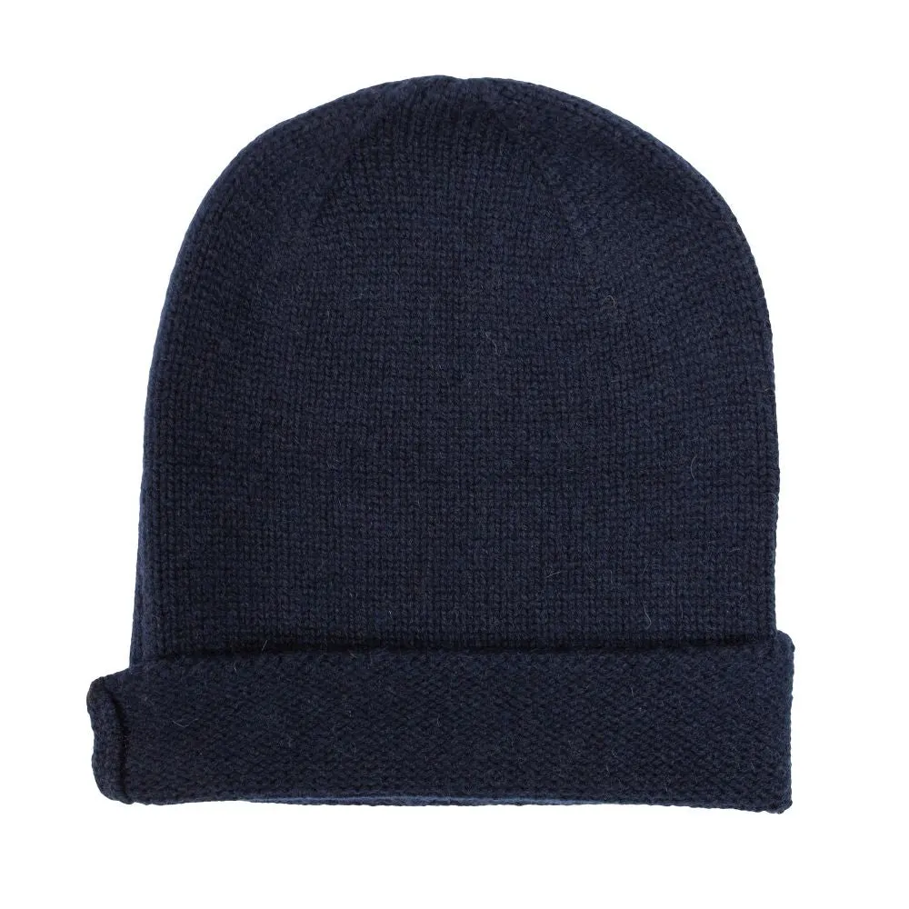 100% Cashmere Unisex Plain Beanie Hat by Isla Cashmere - 7 Colours