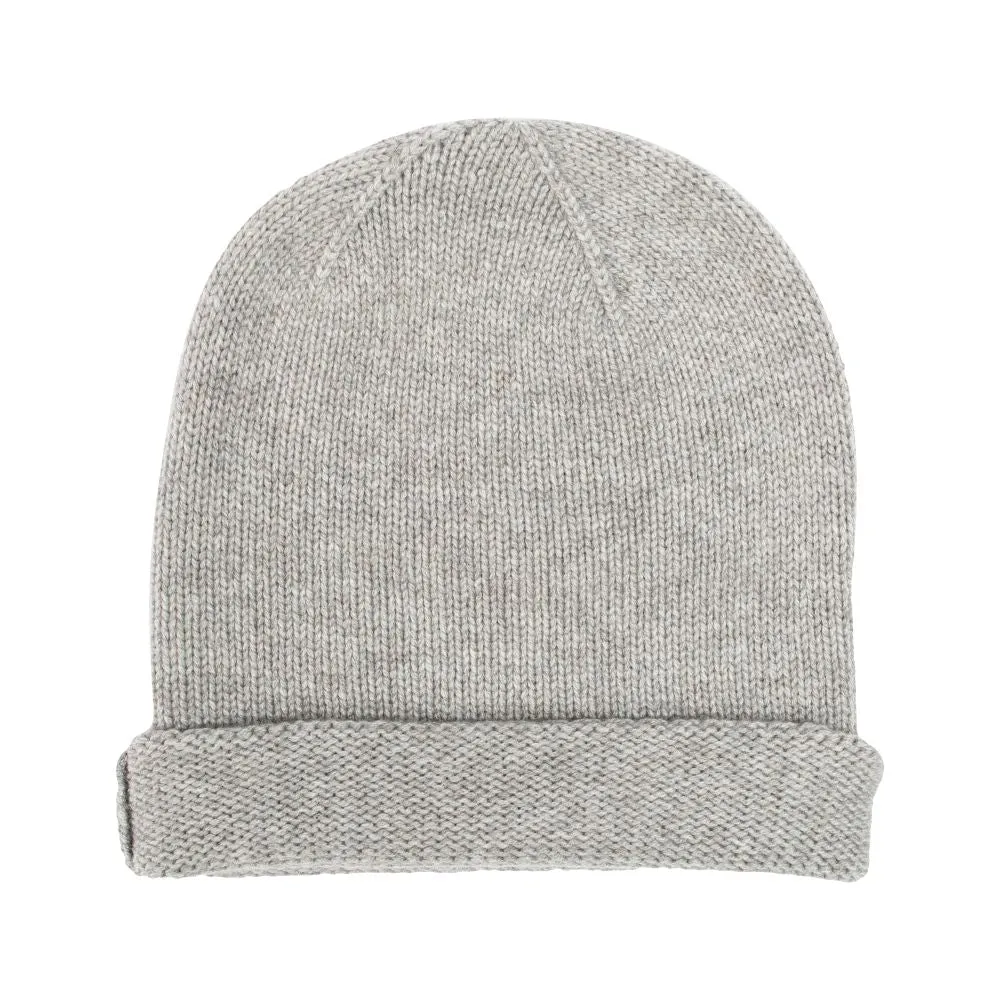 100% Cashmere Unisex Plain Beanie Hat by Isla Cashmere - 7 Colours