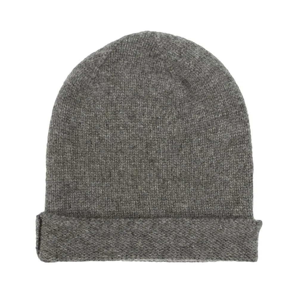 100% Cashmere Unisex Plain Beanie Hat by Isla Cashmere - 7 Colours