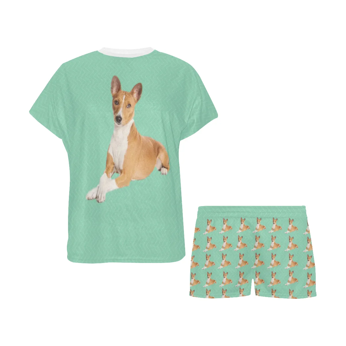 2 Piece Basenji PJ Set