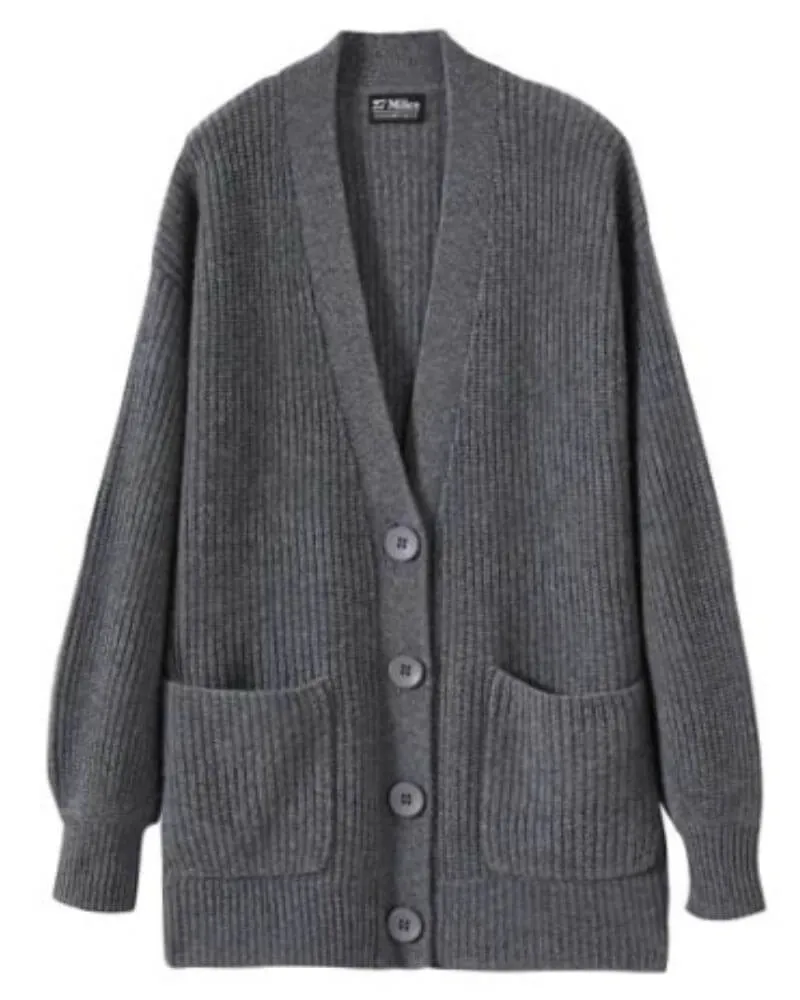 27 Miles Malibu - Kamira Cashmere Cardigan in Gravel