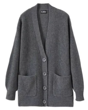 27 Miles Malibu - Kamira Cashmere Cardigan in Gravel
