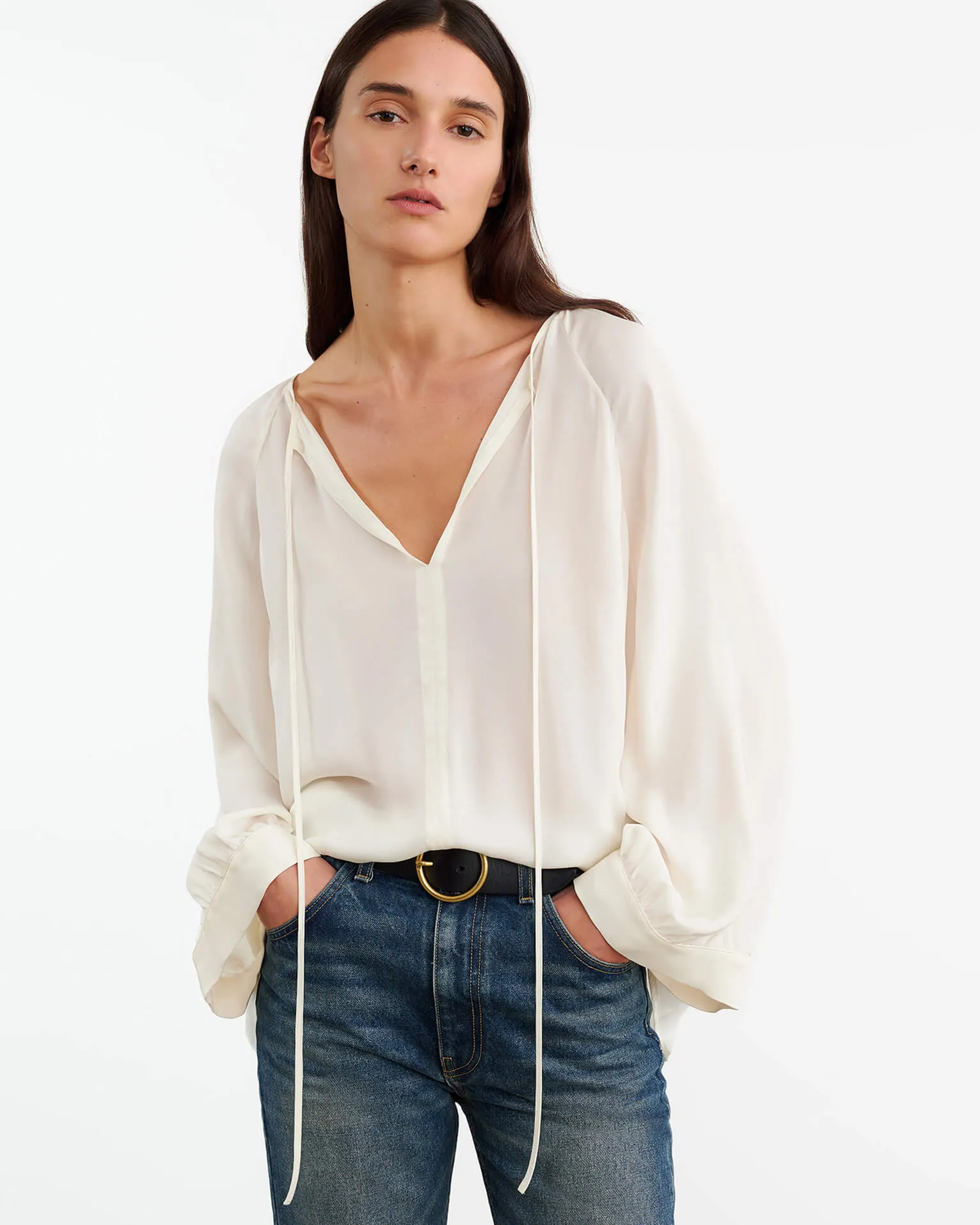 ACADIA SILK BLOUSE