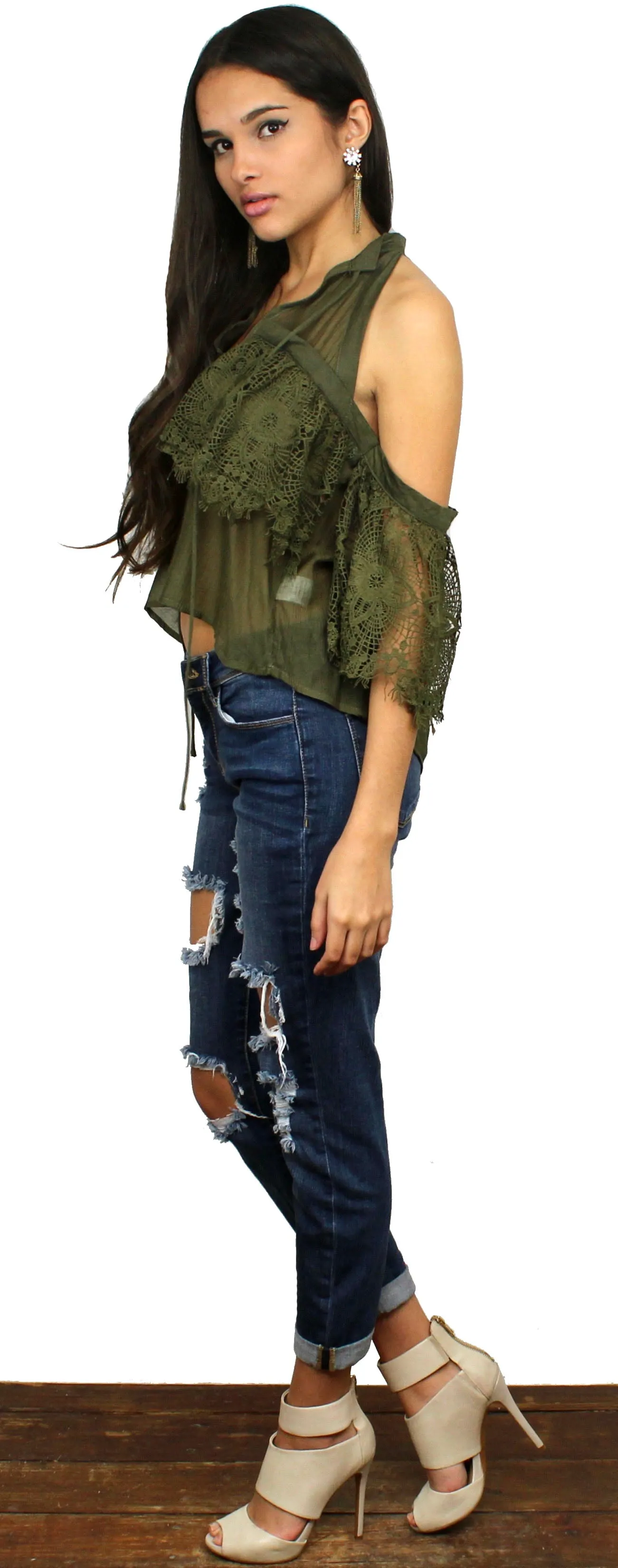 Always with My Boyfriend Cutoff Jeans