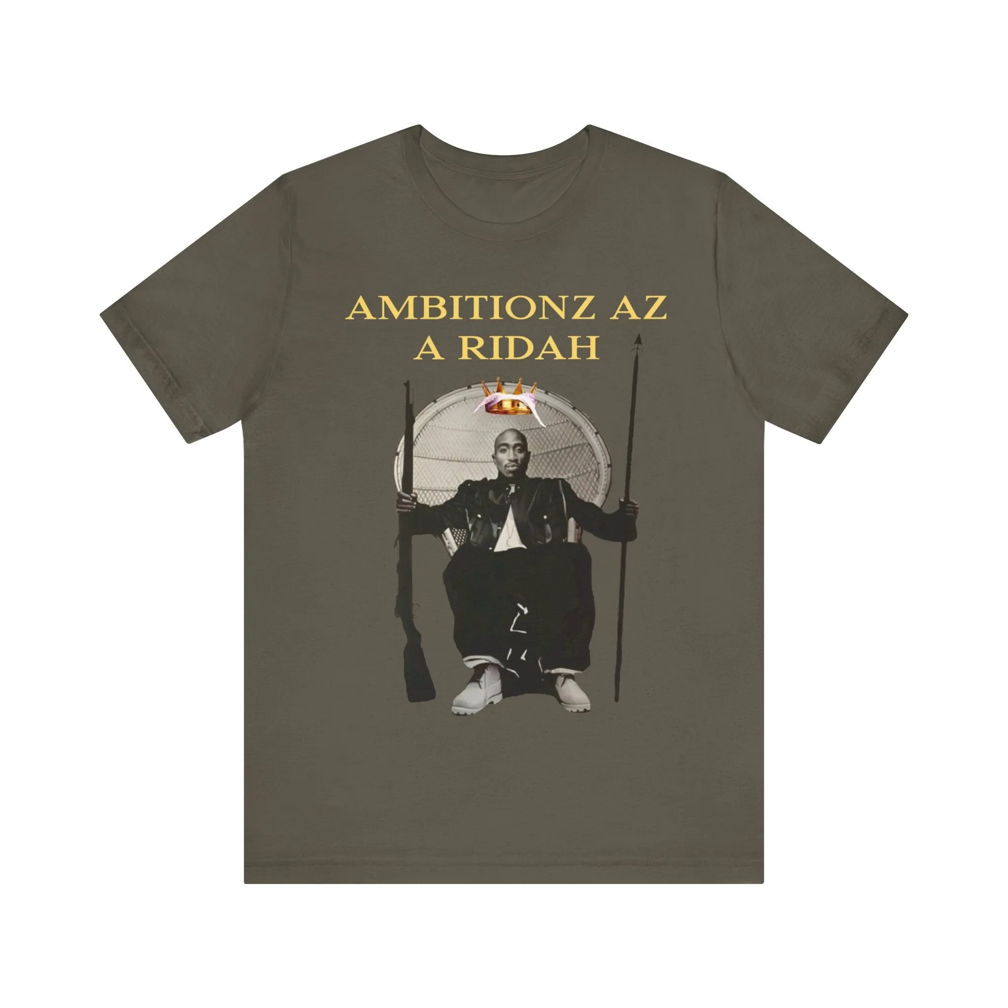 Ambitionz Az A Ridah: Unisex Jersey Short Sleeve Tee