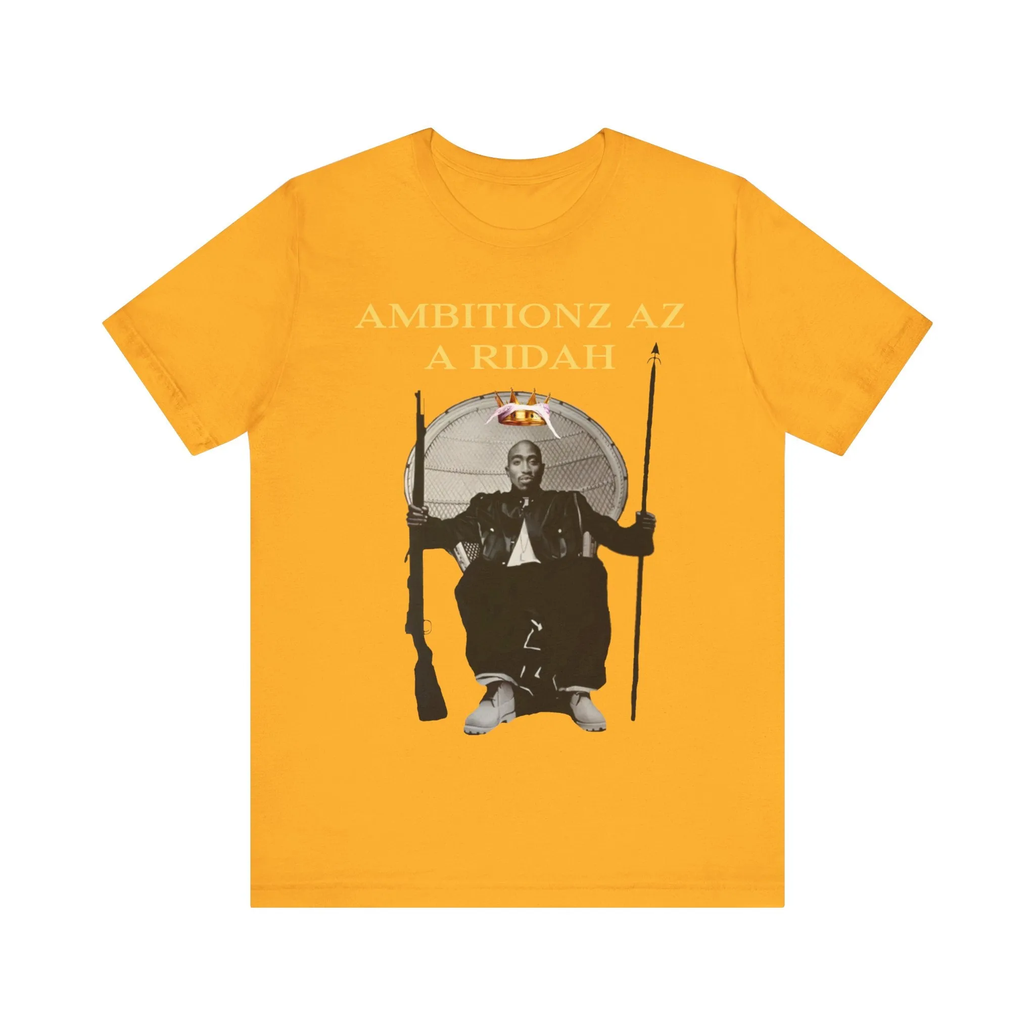 Ambitionz Az A Ridah: Unisex Jersey Short Sleeve Tee