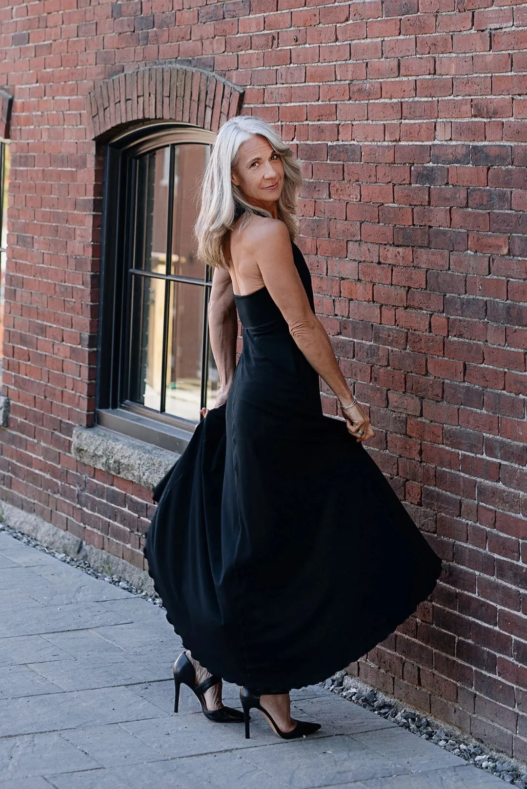 Angelrox Harmony V-Neck Halter Dress