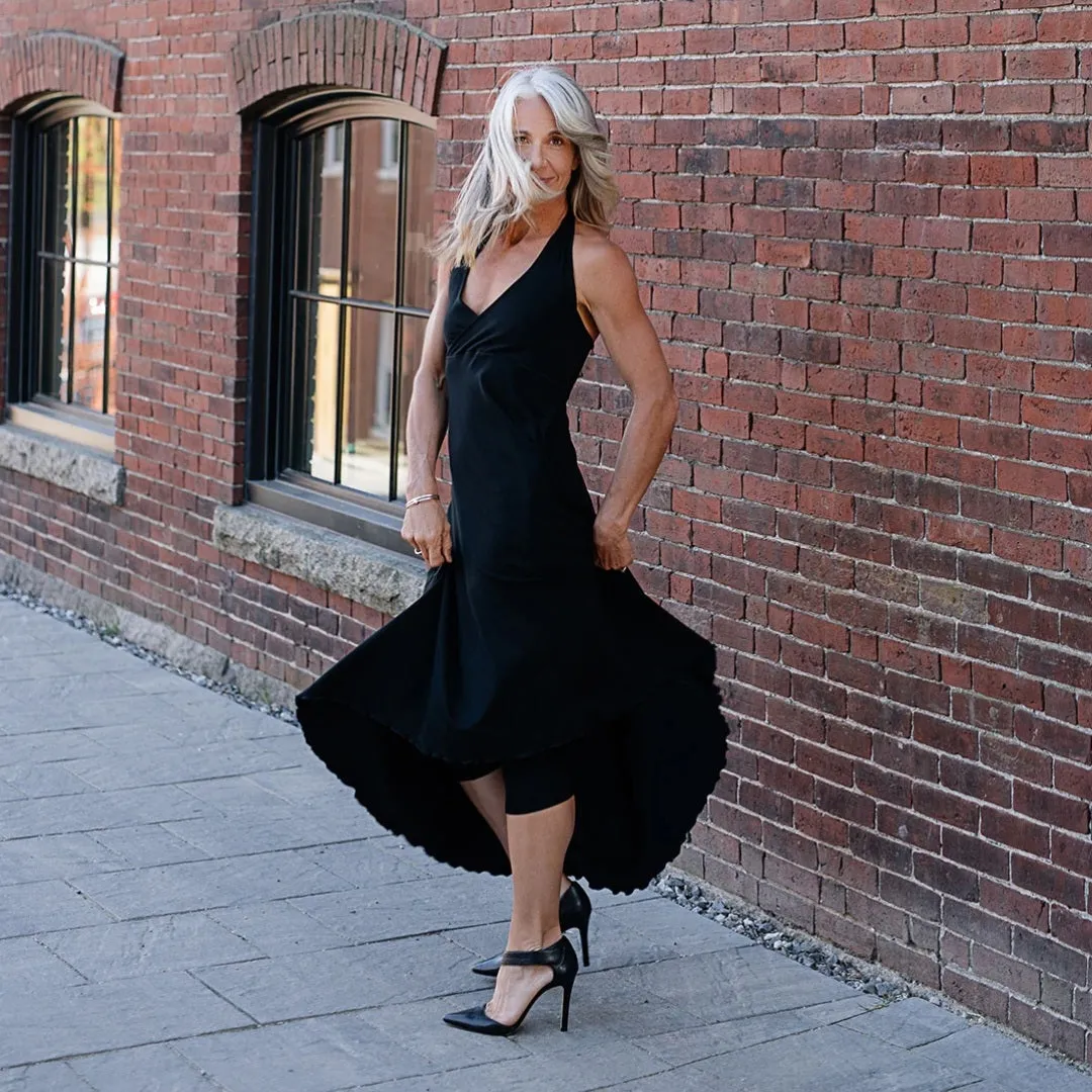 Angelrox Harmony V-Neck Halter Dress