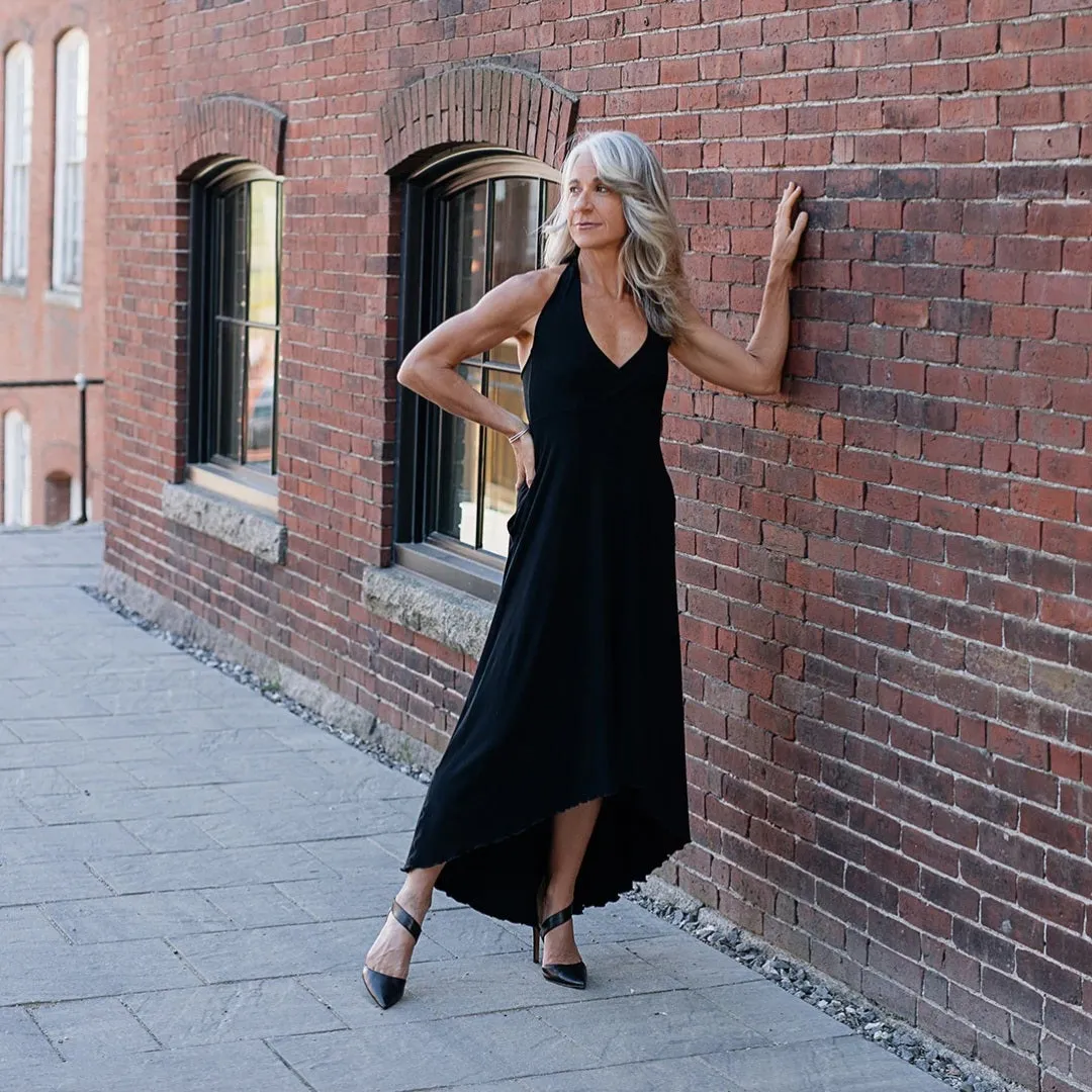 Angelrox Harmony V-Neck Halter Dress