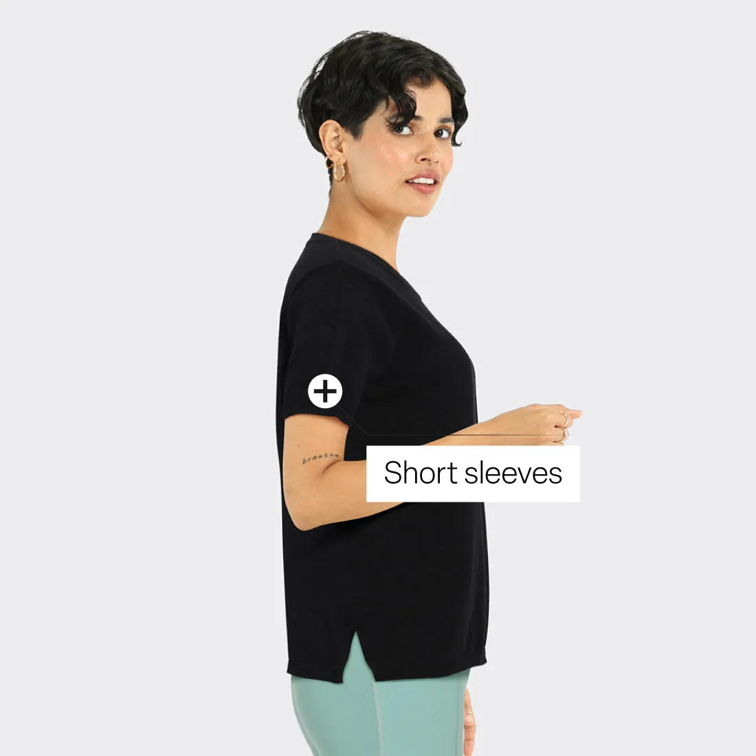 At-Ease Cotton Knit Top