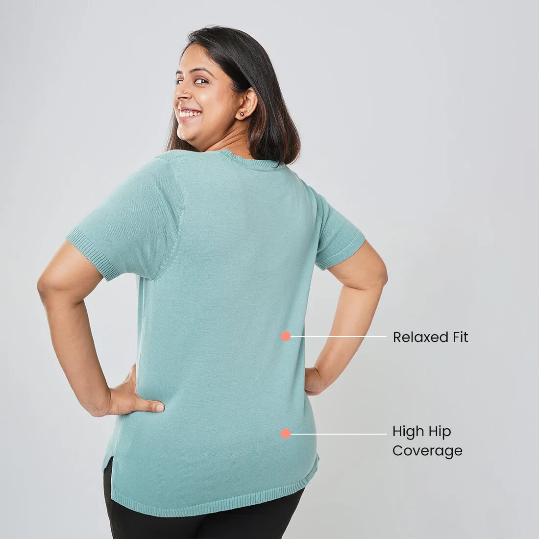 At-Ease Cotton Knit Top