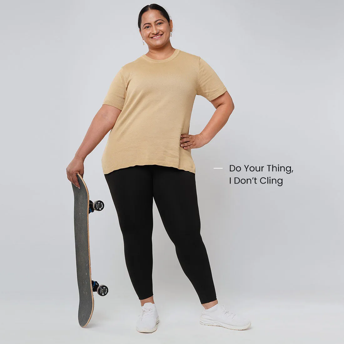 At-Ease Cotton Knit Top