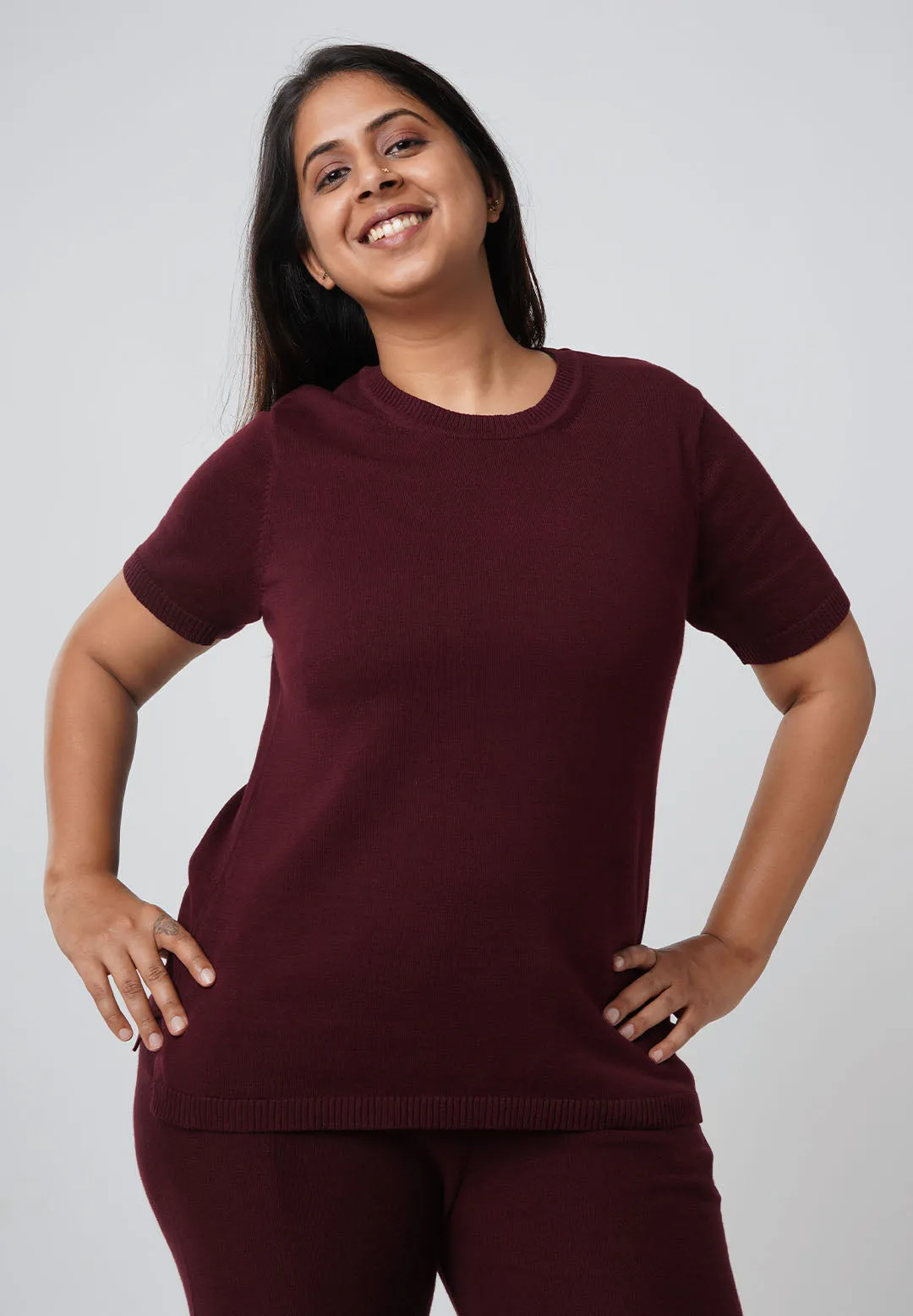 At-Ease Cotton Knit Top