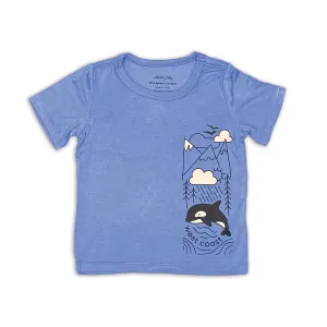 Bamboo Short Sleeve Graphic Tee (Ocean)