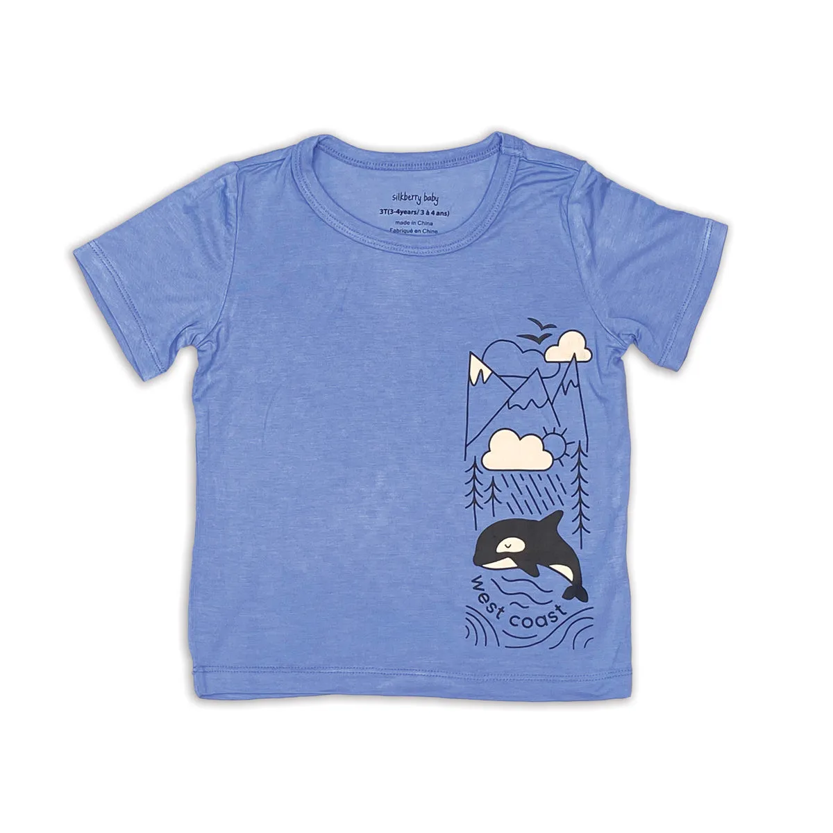Bamboo Short Sleeve Graphic Tee (Ocean)