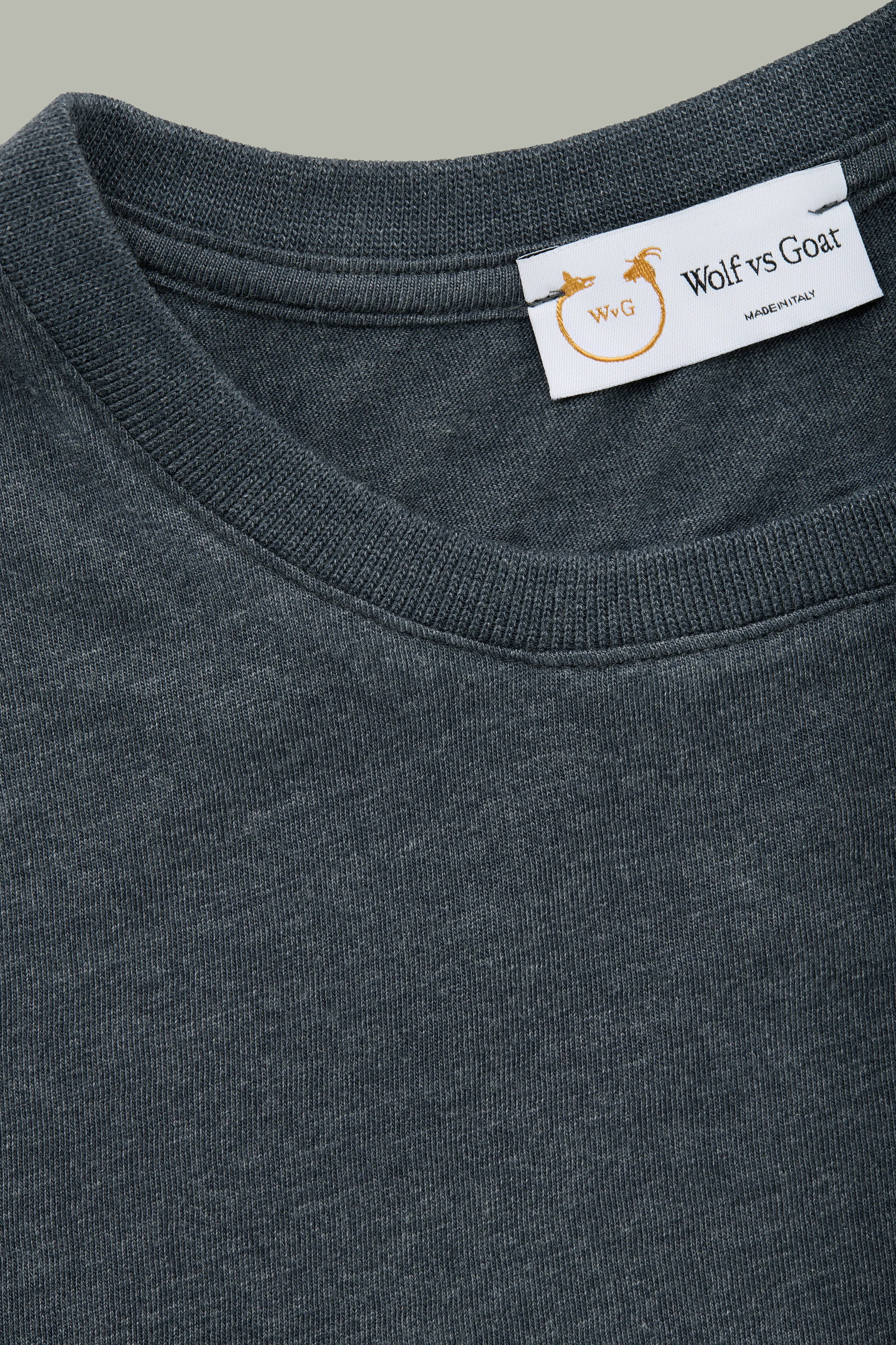 Bamboo Sorona Crew Neck Nero Navy