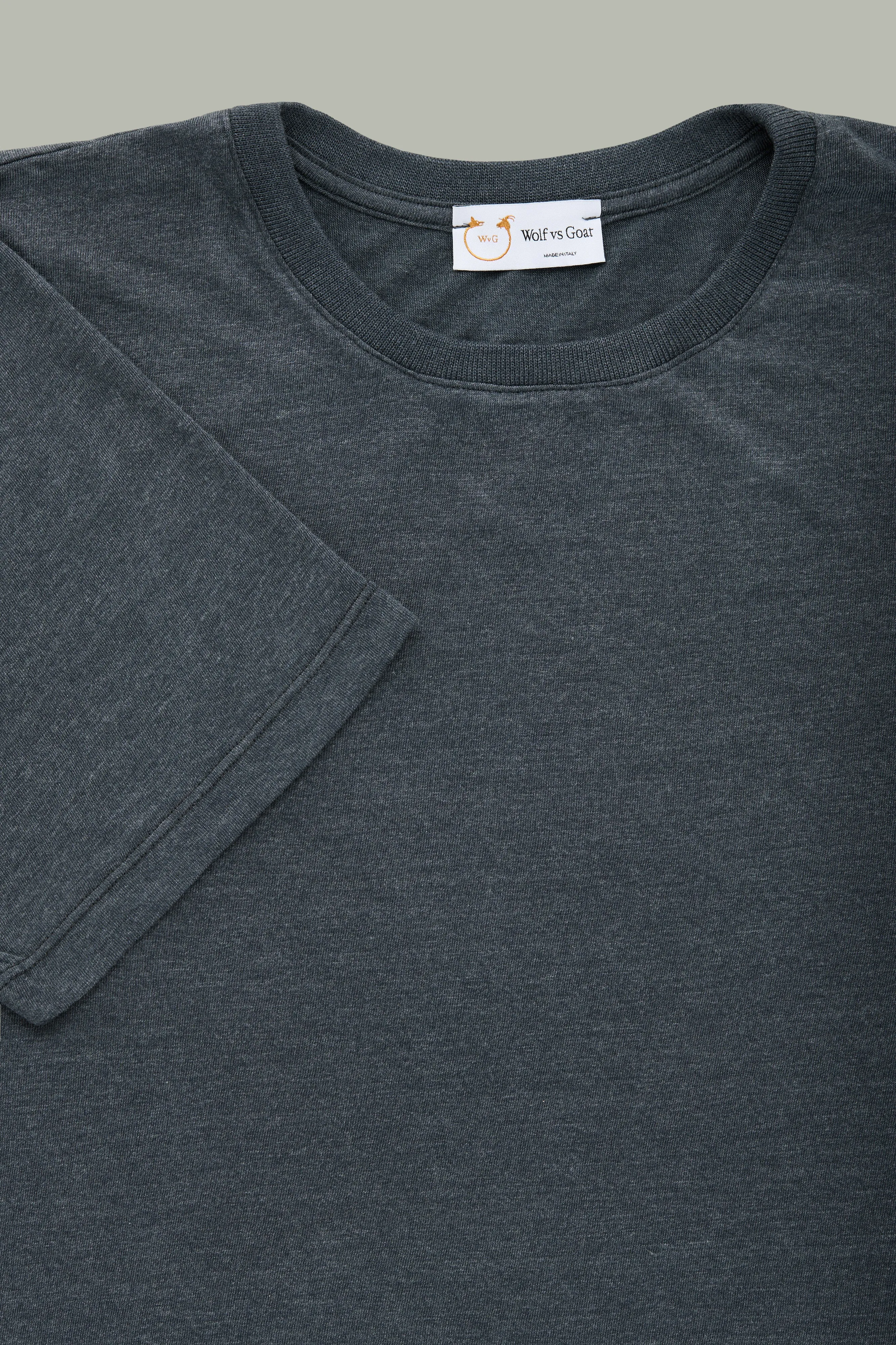 Bamboo Sorona Crew Neck Nero Navy