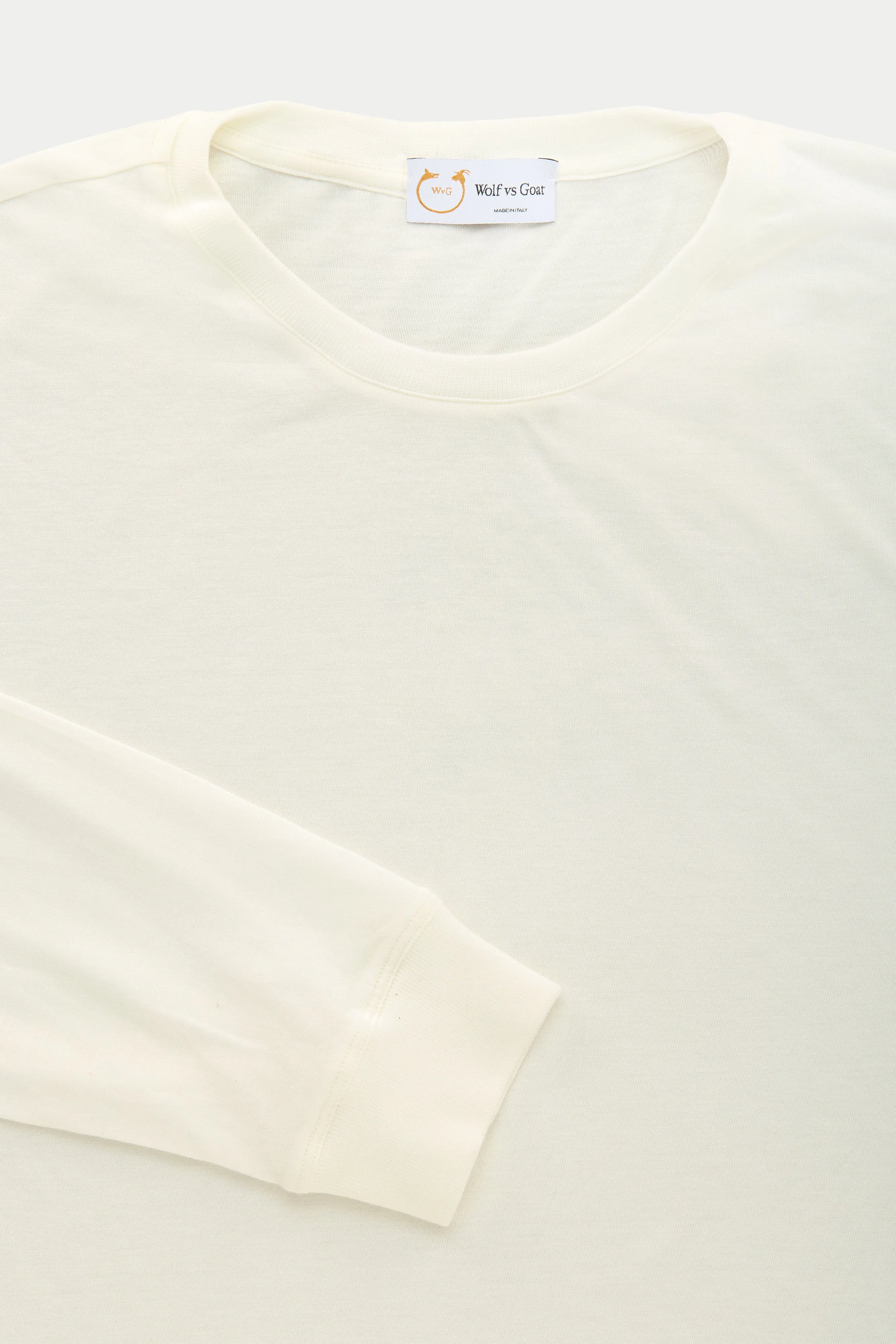 Bamboo Sorona Long Sleeve Crew Neck T-Shirt Cloud Dancer