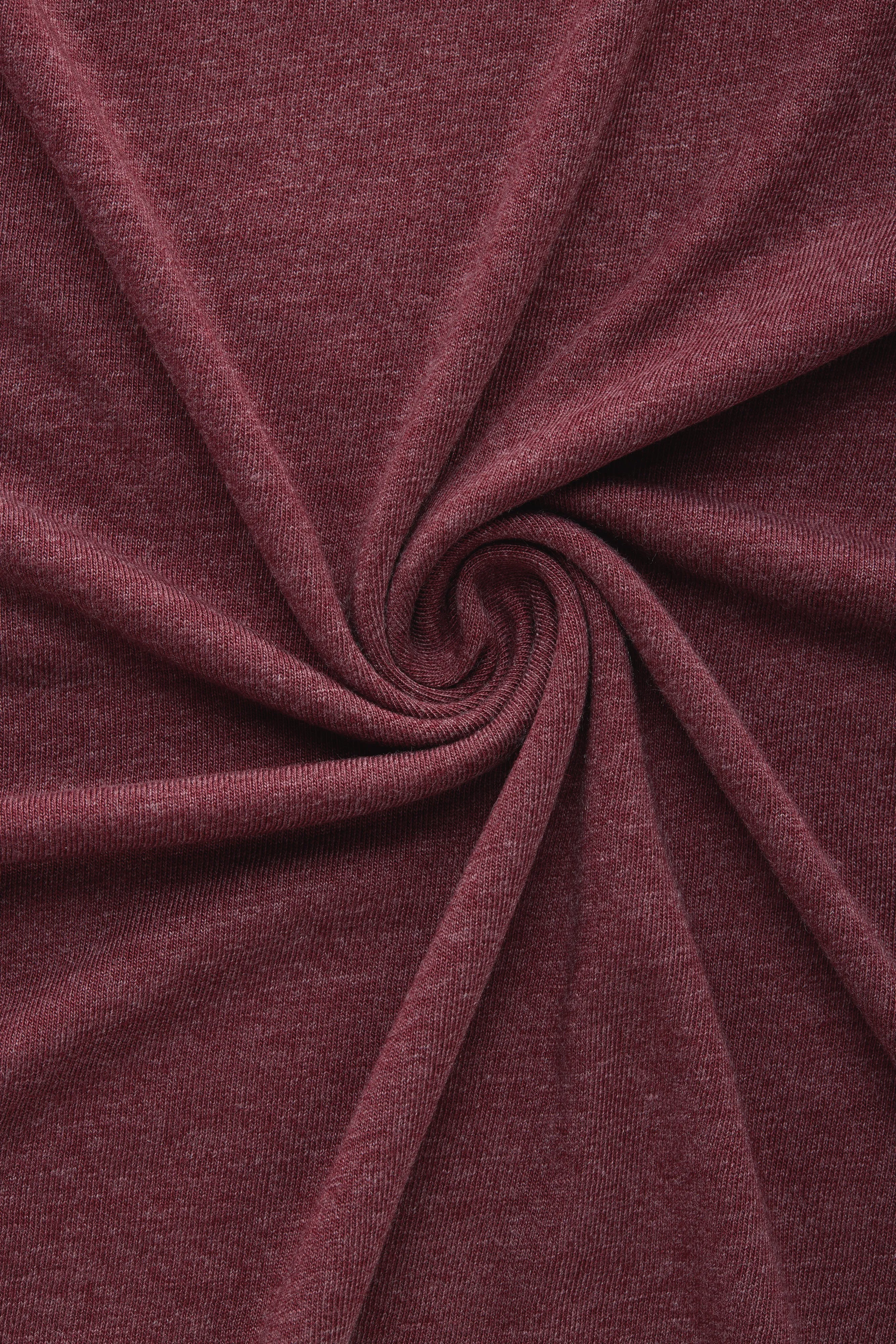 Bamboo Sorona Long Sleeve Crew Neck T-Shirt Tawny Port