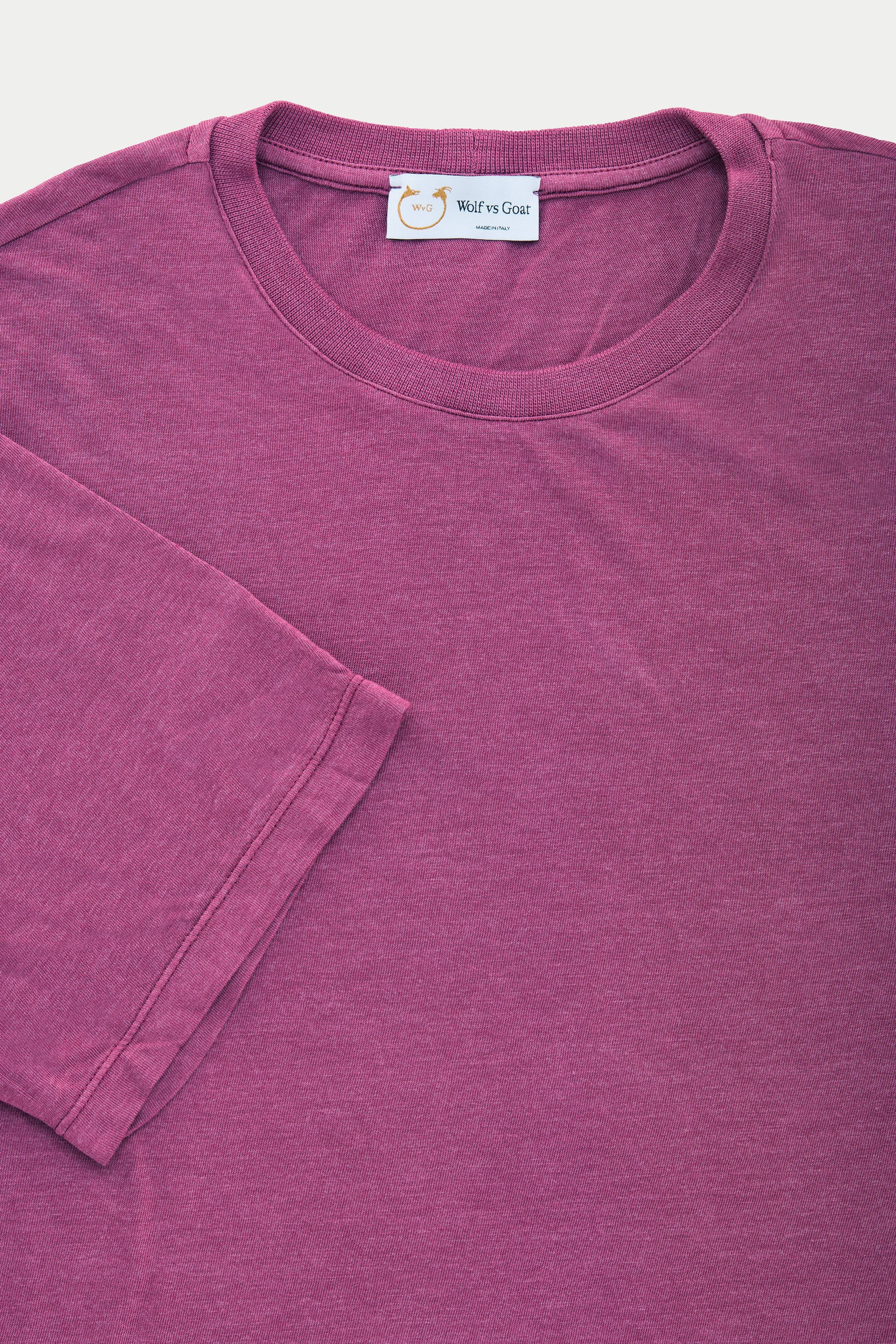 Bamboo Sorona Short Sleeve Crew Neck T-Shirt Red Violet