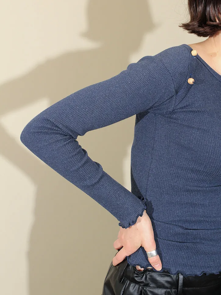 Baserange Disc Long Sleeve, Ampera Blue