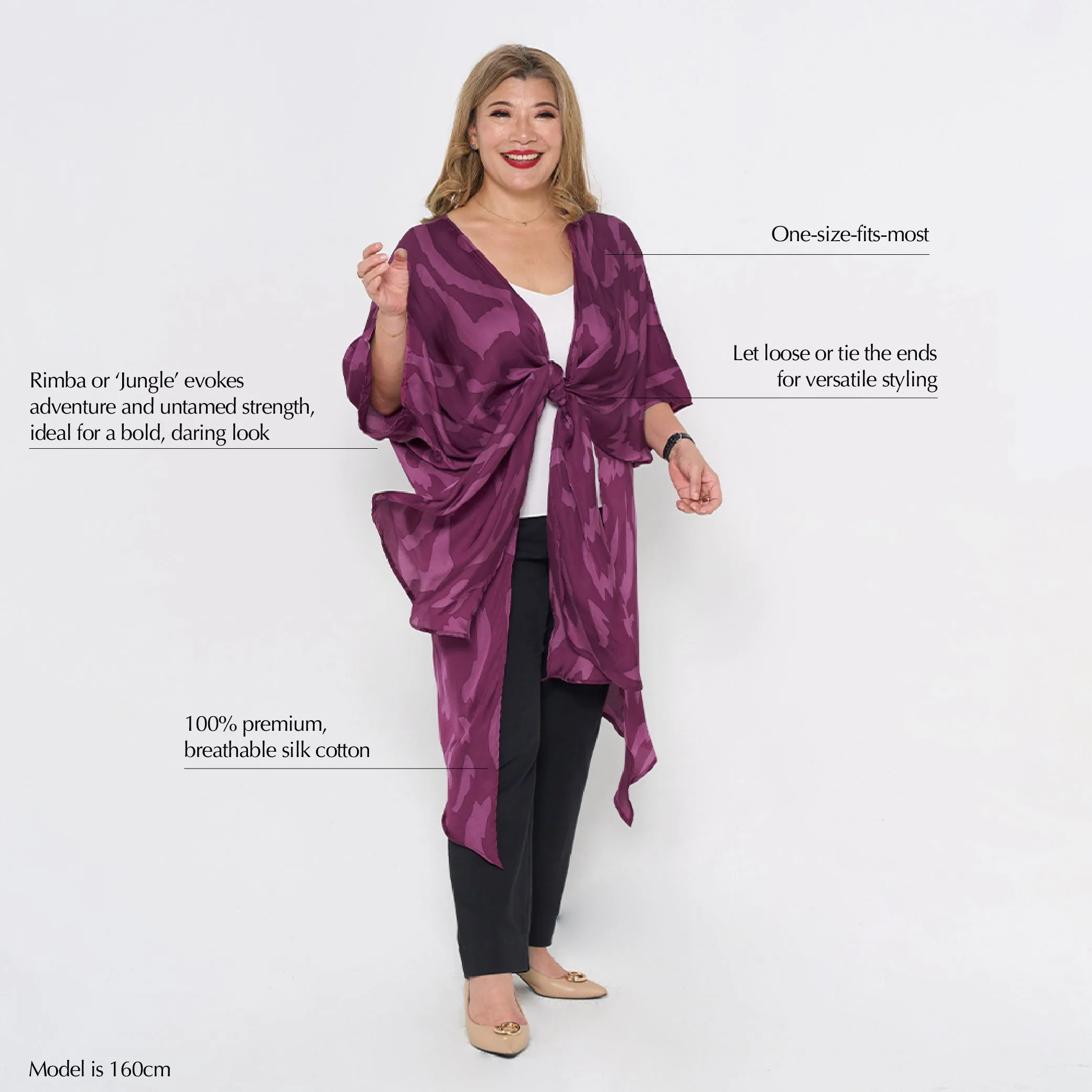 Batik Kimono - Plum Rimba