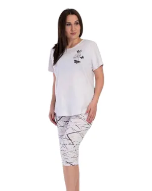 Beige Floral SummerPJ