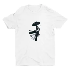 Black and White Art Cotton Tee