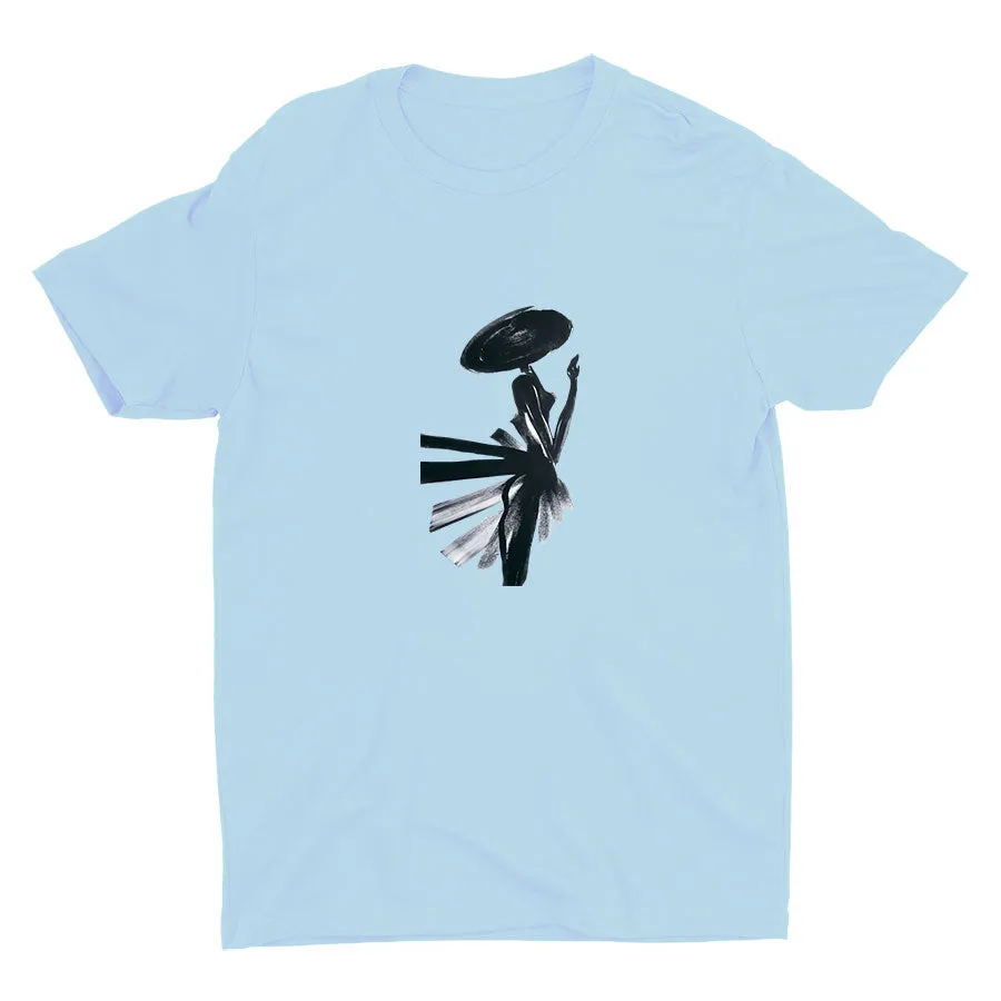 Black and White Art Cotton Tee