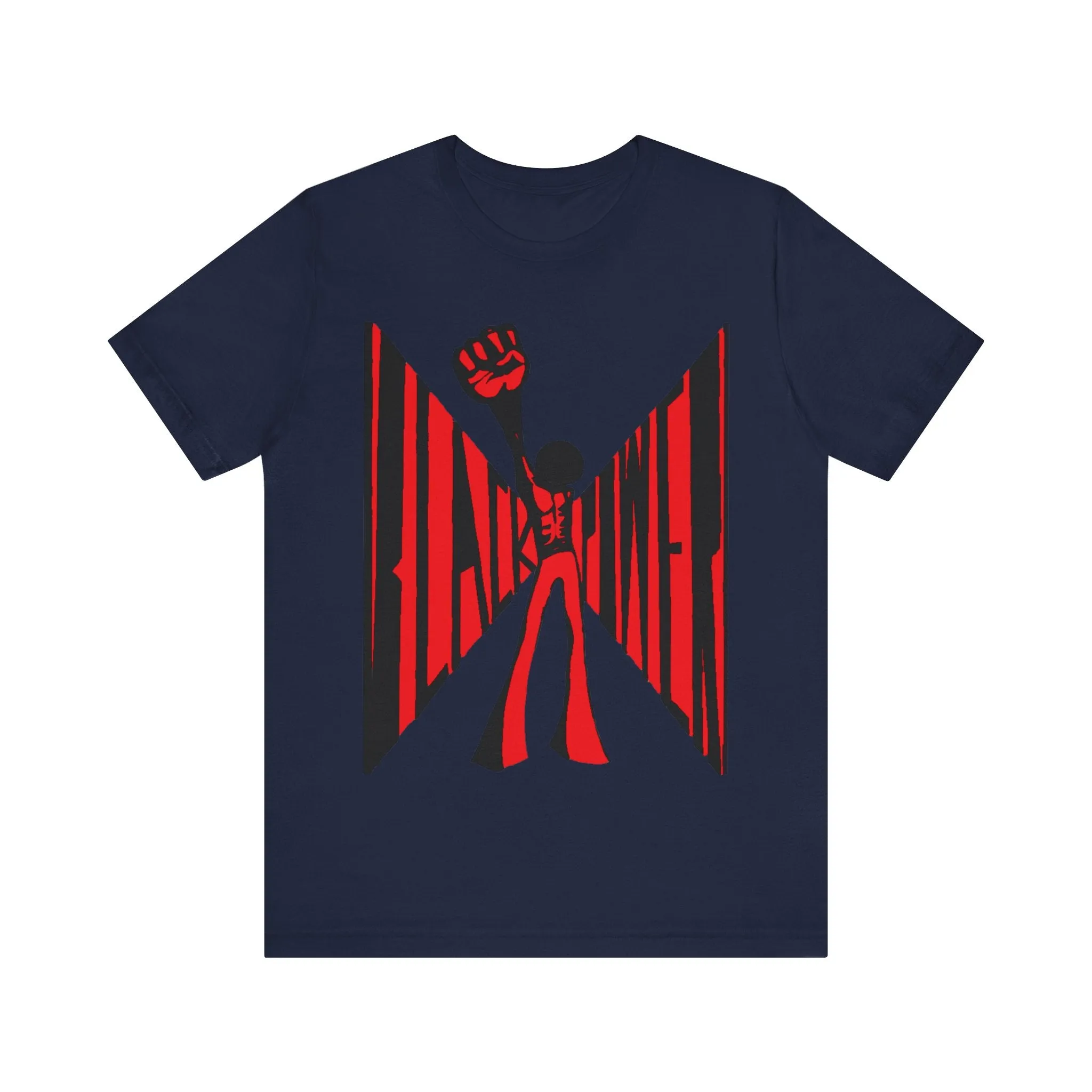 Black Power Fist: Unisex Jersey Short Sleeve Tee