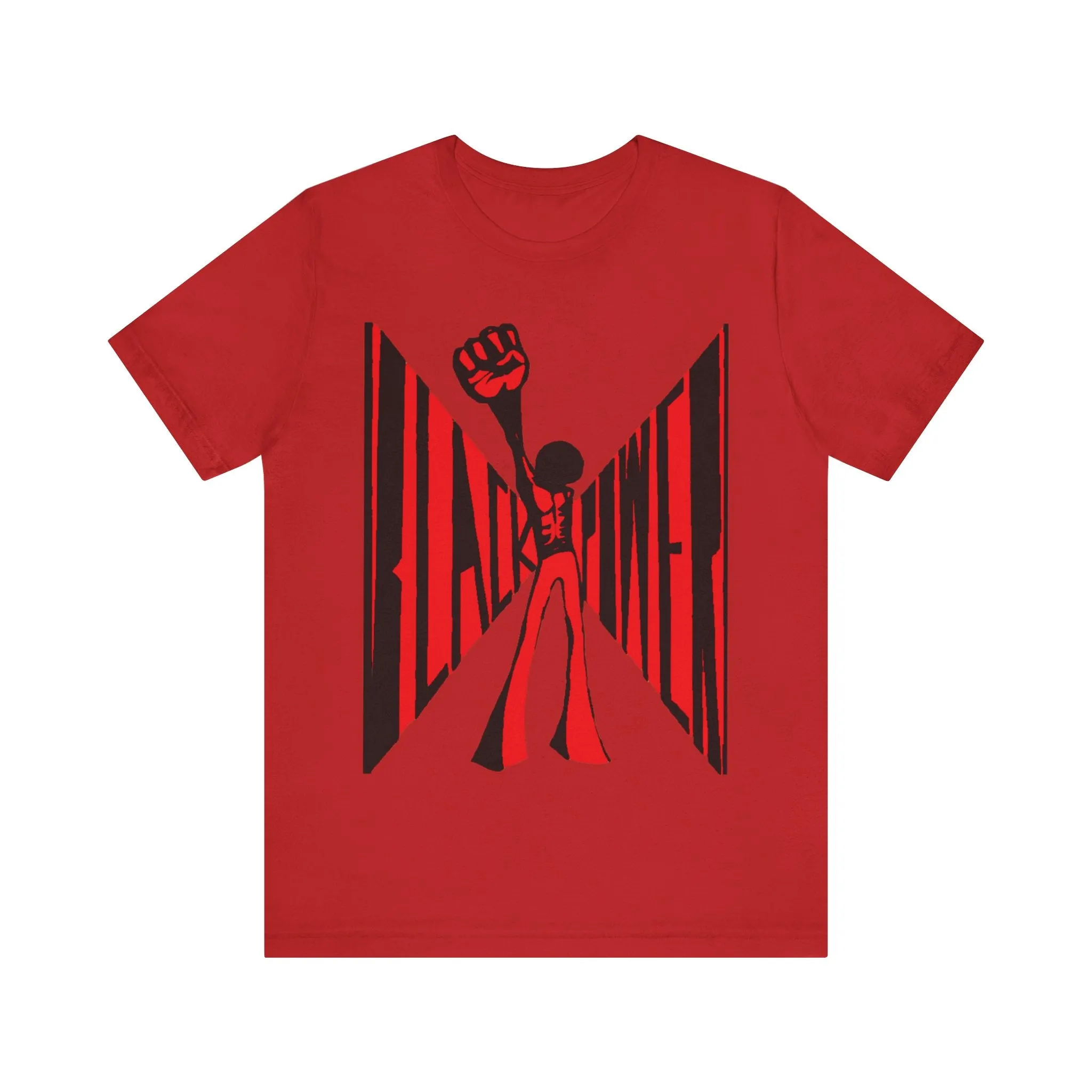 Black Power Fist: Unisex Jersey Short Sleeve Tee