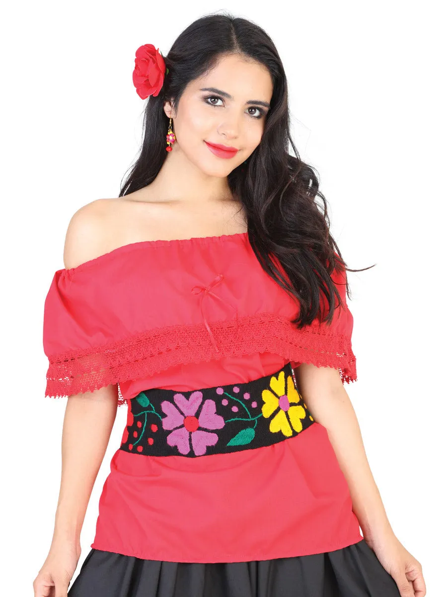 Blusa Artesanal de Olan para Mujer