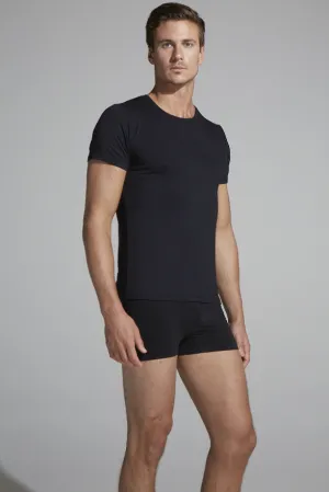 Boody Men's T Crew Neck Blk S