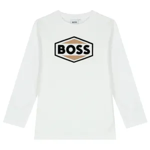 BOSS Logo T-Shirt - White