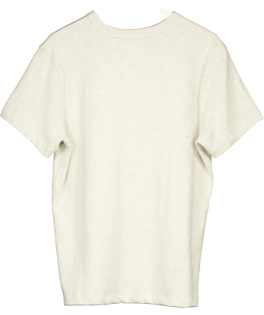 Buck Mason Beige Field Spec Cotton Heavy T-shirt UK M