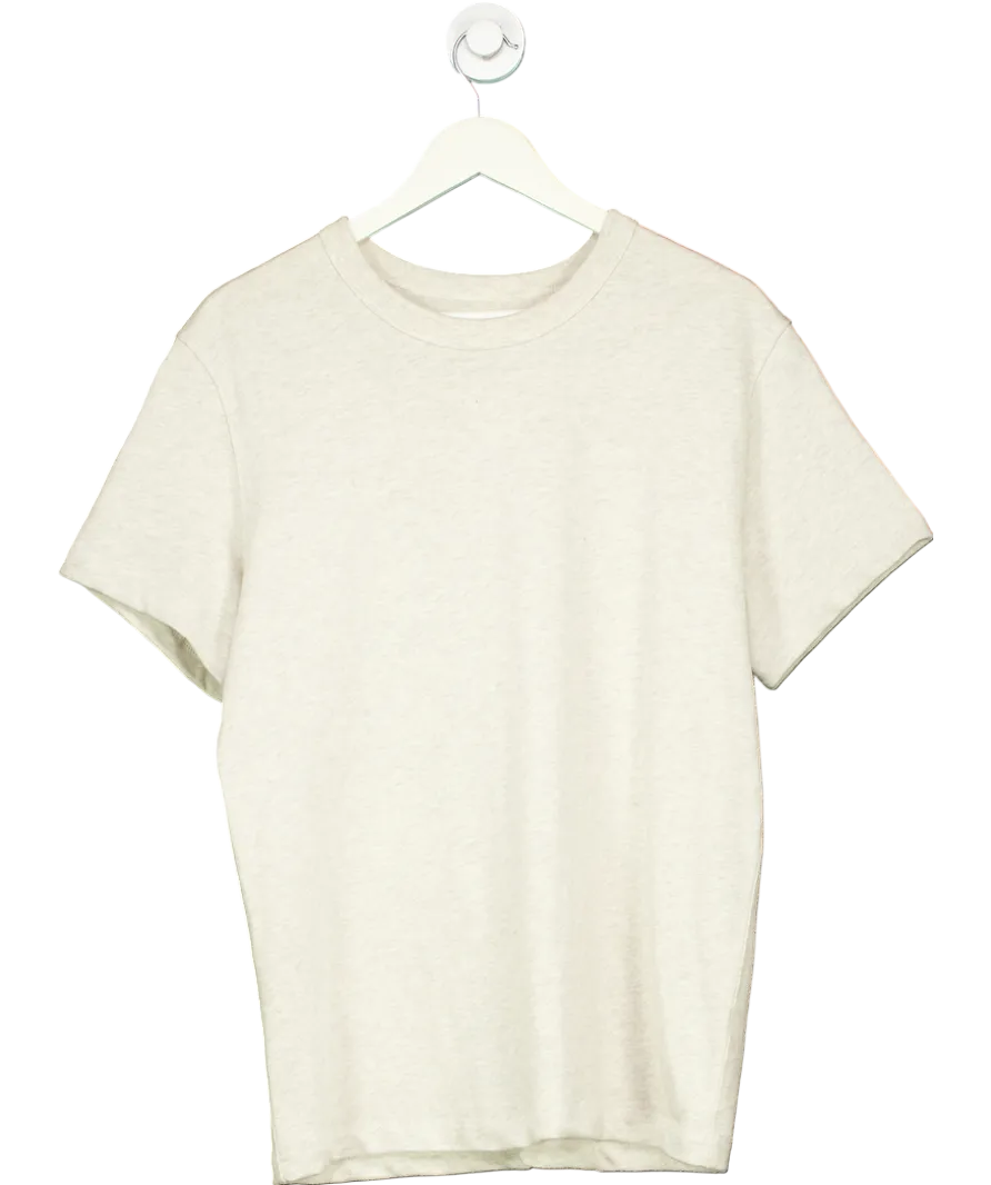 Buck Mason Beige Field Spec Cotton Heavy T-shirt UK M