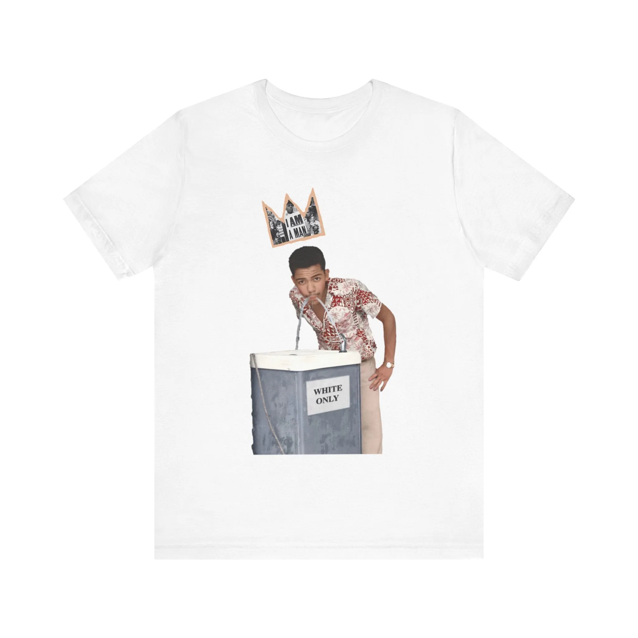 Cecil William/White Only: Unisex Jersey Short Sleeve Tee