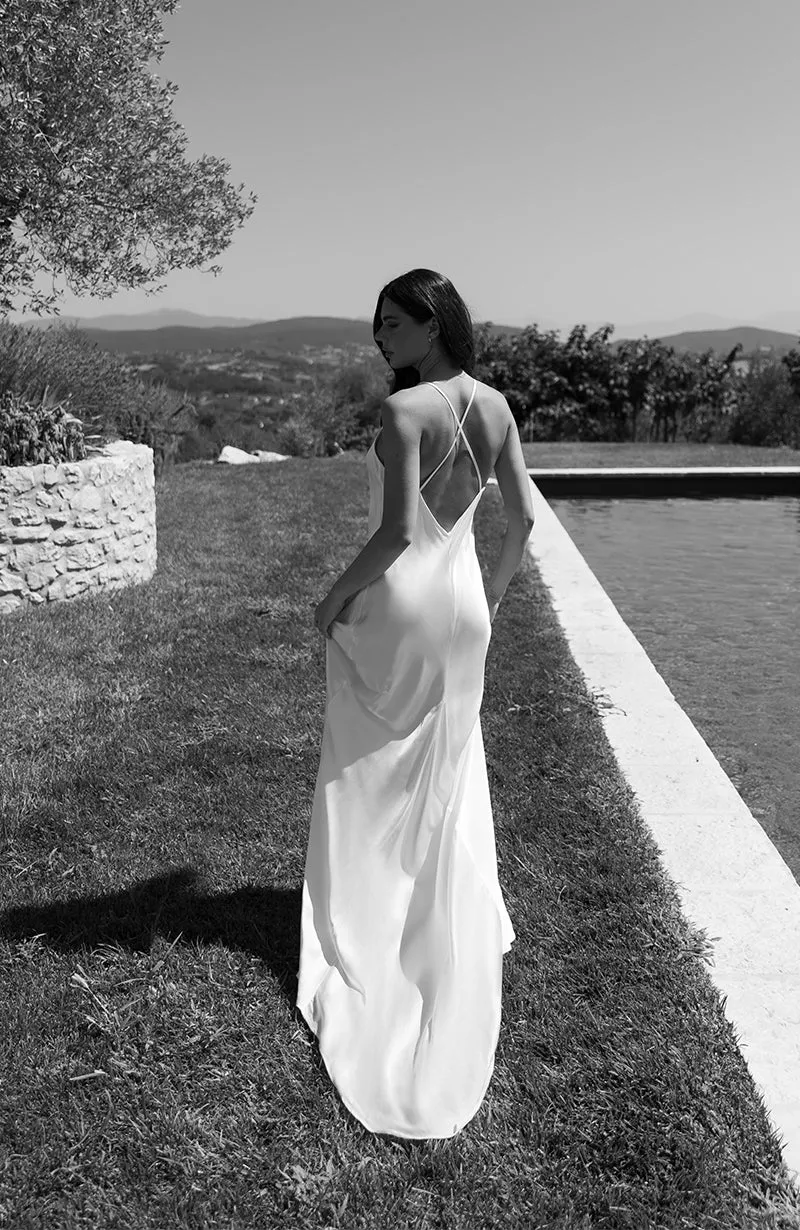 Chrissy Bridal Slip Dress