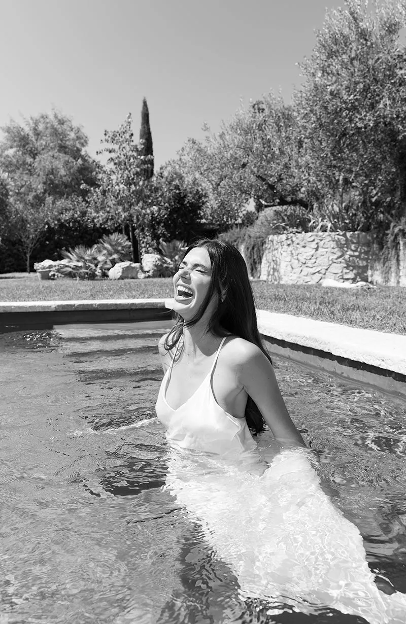 Chrissy Bridal Slip Dress