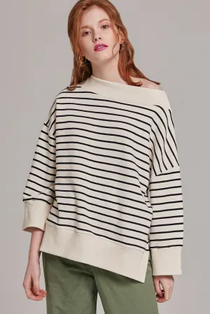 Clara Striped Off-the-Shoulder Top