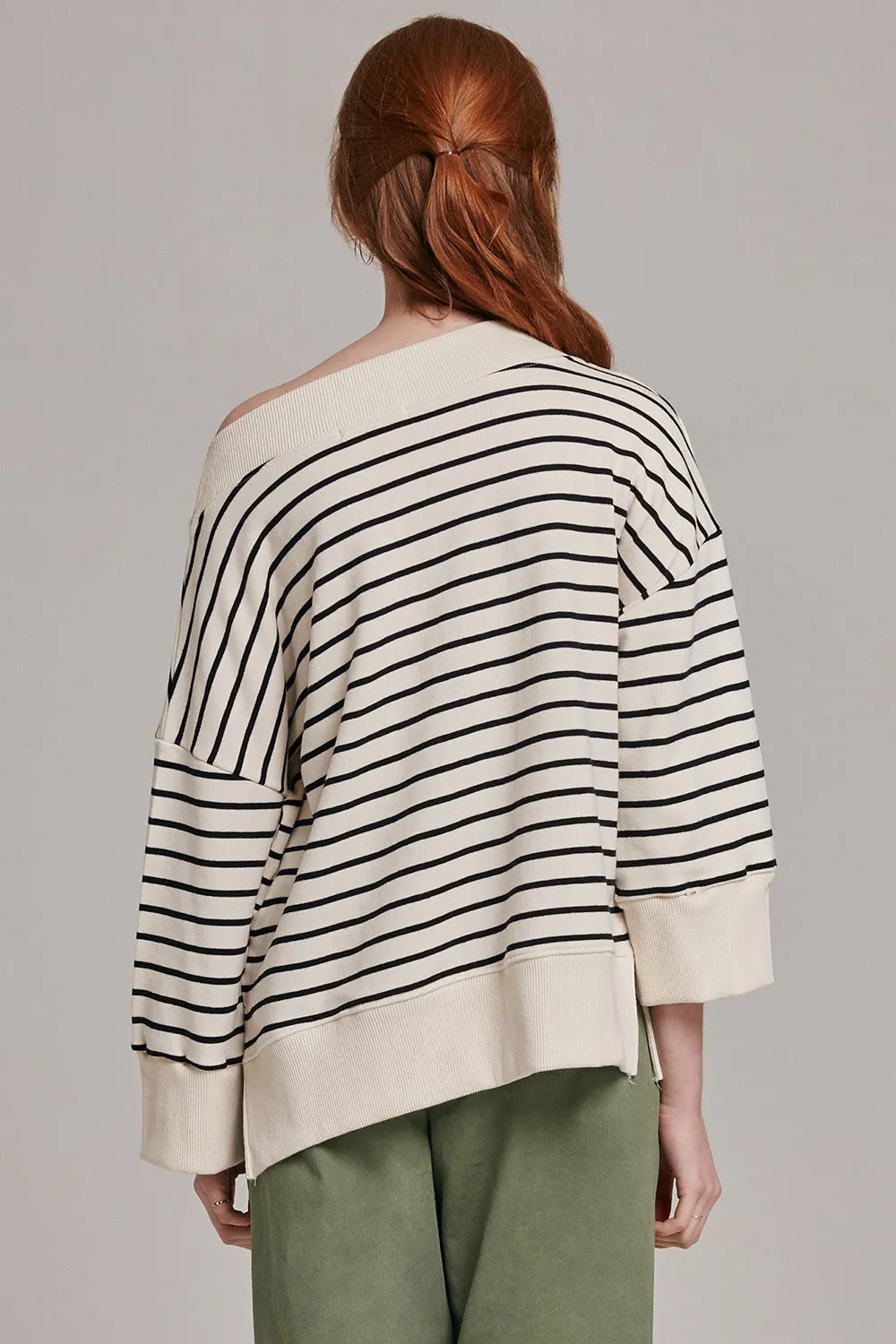 Clara Striped Off-the-Shoulder Top