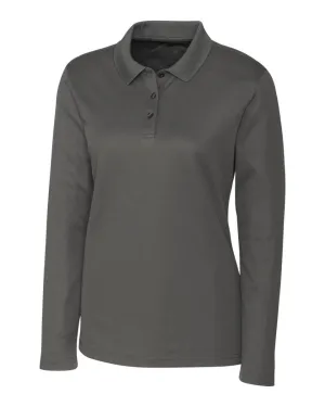 Clique Womens Spin Eco Performance Pique Long Sleeve Polo