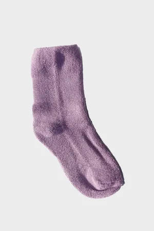 Cloud Socks in Plum