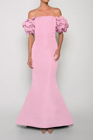 Cornelia Silk and Wool Gown