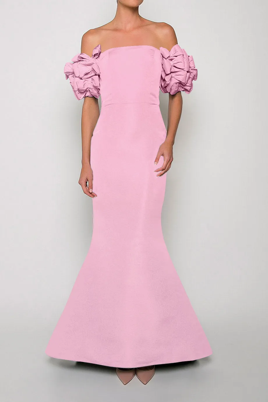 Cornelia Silk and Wool Gown
