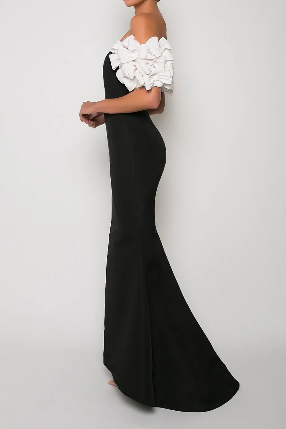 Cornelia Silk and Wool Gown