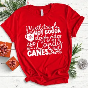 Cotton 2022 Christmas Graphic T-shirts