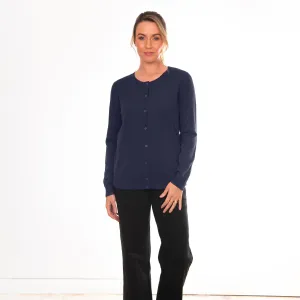 Crew Cardigan - Navy