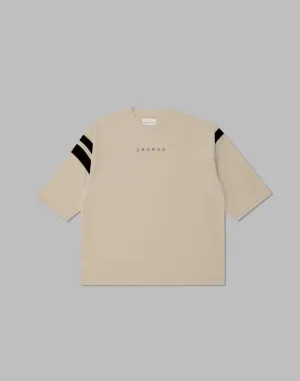CRONOS LINE OVERSIZE T-SHIRTS【BEIGE】