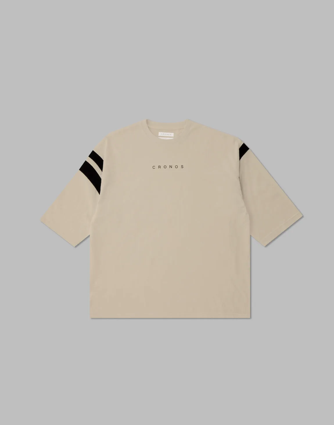 CRONOS LINE OVERSIZE T-SHIRTS【BEIGE】